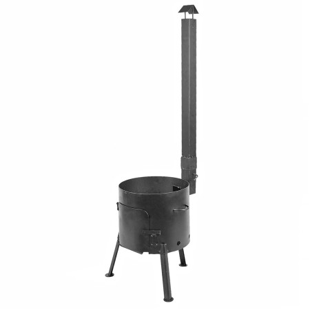 Печь диаметром 360 мм с трубой под казан 12 литров в Калуге