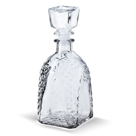 Бутылка (штоф) "Арка" стеклянная 0,5 литра с пробкой  в Калуге