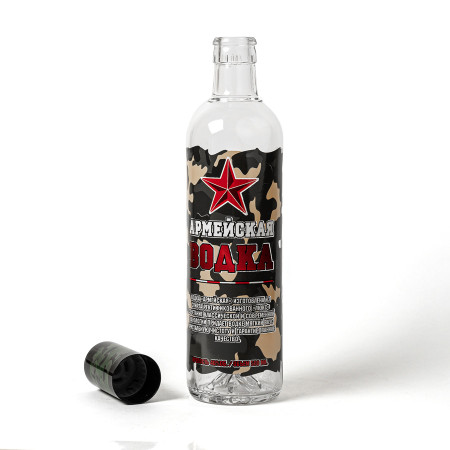 Бутылка сувенирная "Армия" 0,5 литра в Калуге
