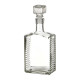 Бутылка (штоф) "Кристалл" стеклянная 0,5 литра с пробкой  в Калуге